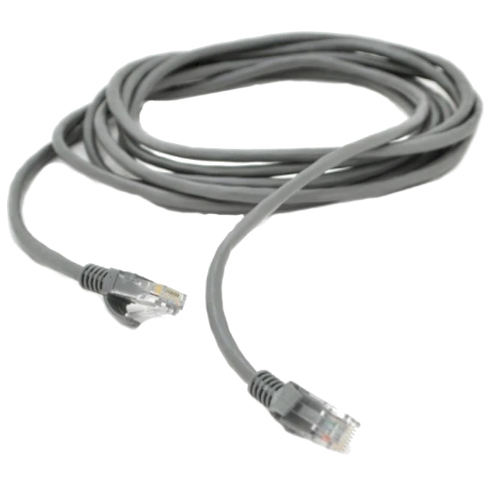 Патч-корд RITAR литий, UTP, RJ45, Cat.5e, 1m, сірий, Cu (мідь) Q500(PCR-CU/1G)