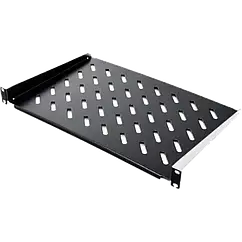 1U Полиця консольна 19" 350мм, чорна