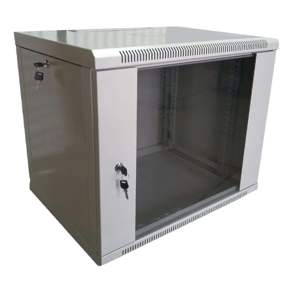 Hypernet WMNC66-9U-FLAT Шафа настінна розбірна 9U 600x600х507 мм, фото 1