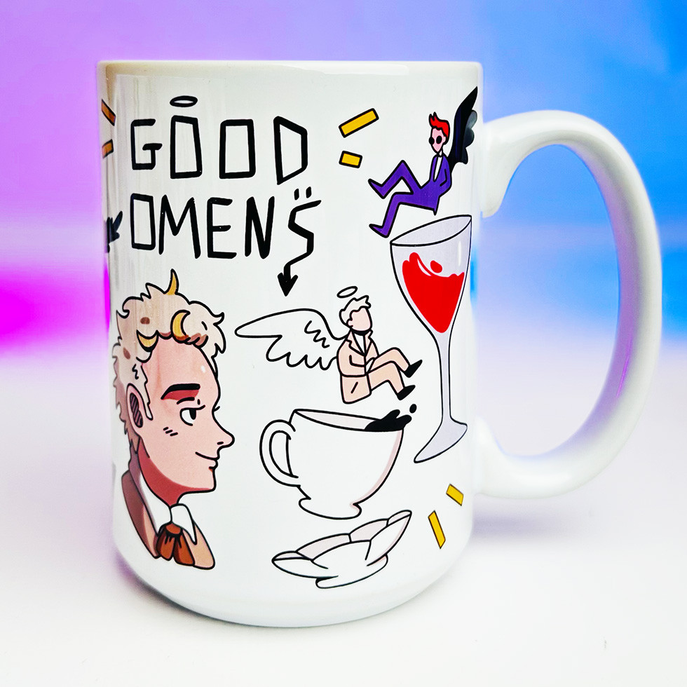 Кружка BRB - Good Omens, 430 мл