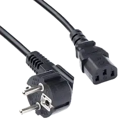 С13-CEE 7/7 Шнур живлення 1.8 м, 0.75 мм2, Kingda