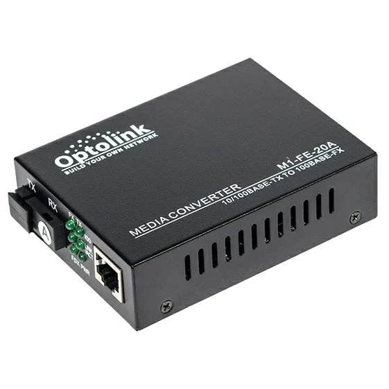 Optolink-1M-FE-20A 1310Tx 20km Медіаконвертор, фото 1