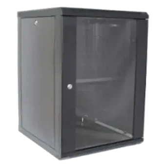 Hypernet WMNC66-15U-FLAT-BLACK Шафа коммутаційна настінна, фото 1