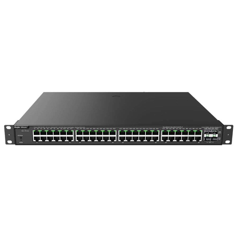 Ruijie Reyee RG-NBS3100-48GT4SFP-P POE L2 Комутатор 48 портів керований, фото 1