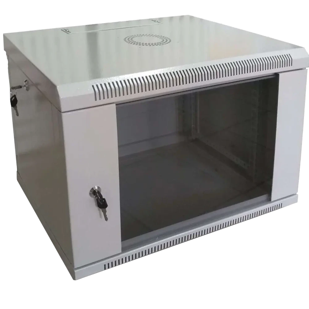 Hypernet WMNC-500-6U-FLAT Шафа комутаційна настінна 6U 600x500 розбірна, фото 1