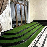 Штучна трава декоративна 1 м. ширина DecorGrass 7 мм., фото 8