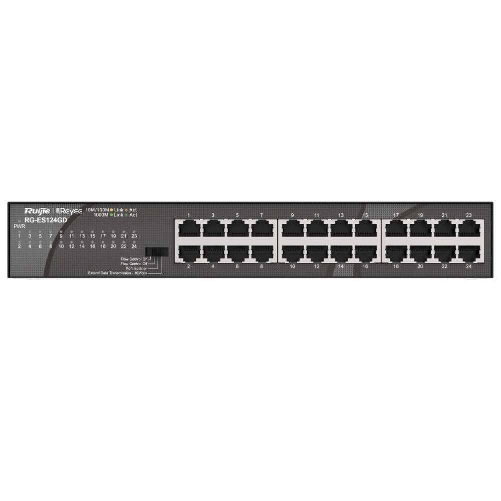Ruijie Reyee RG-ES124GD 1000М Комутатор 24 порти некерований, фото 1