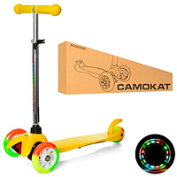 Самокат триколісний iTrike MINI BB 3-013-4-AY Жовтий
