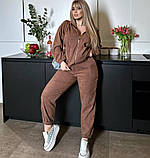 Костюм вельветовий джогери та курточка 8290, фото 3