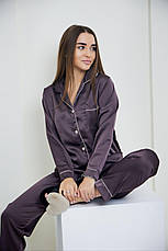 Жіноча піжама шовкова штани та сорочка S,M,L,XL, фото 3