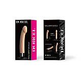 Вібратор Dorcel Real Vibration M Flesh 2.0, діаметр 3,7см, перезаряджається, для точки G - SO3819, фото 4