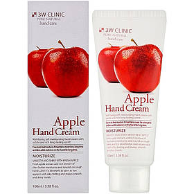 Зволожуючий крем для рук "Яблуко" 3W Clinic Apple Hand Cream 100 мл