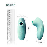 Вакуумний стимулятор Svakom Pulse Lite Neo Seafoam Blue, керується зі смартфона - SO7324, фото 3