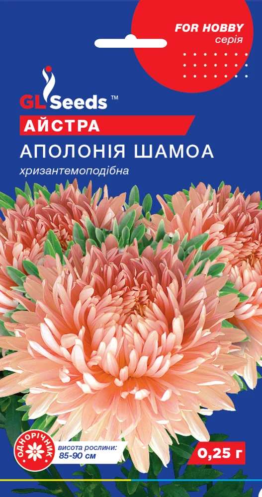 Насіння Астри Аполонія Шамоа (0.25г), For Hobby, TM GL Seeds, фото 1