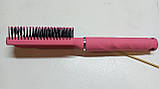 Жіноча щітка гребінець для волосся для дівчинки 23х4см / для укладання волосся / T874372 / рожева, фото 2