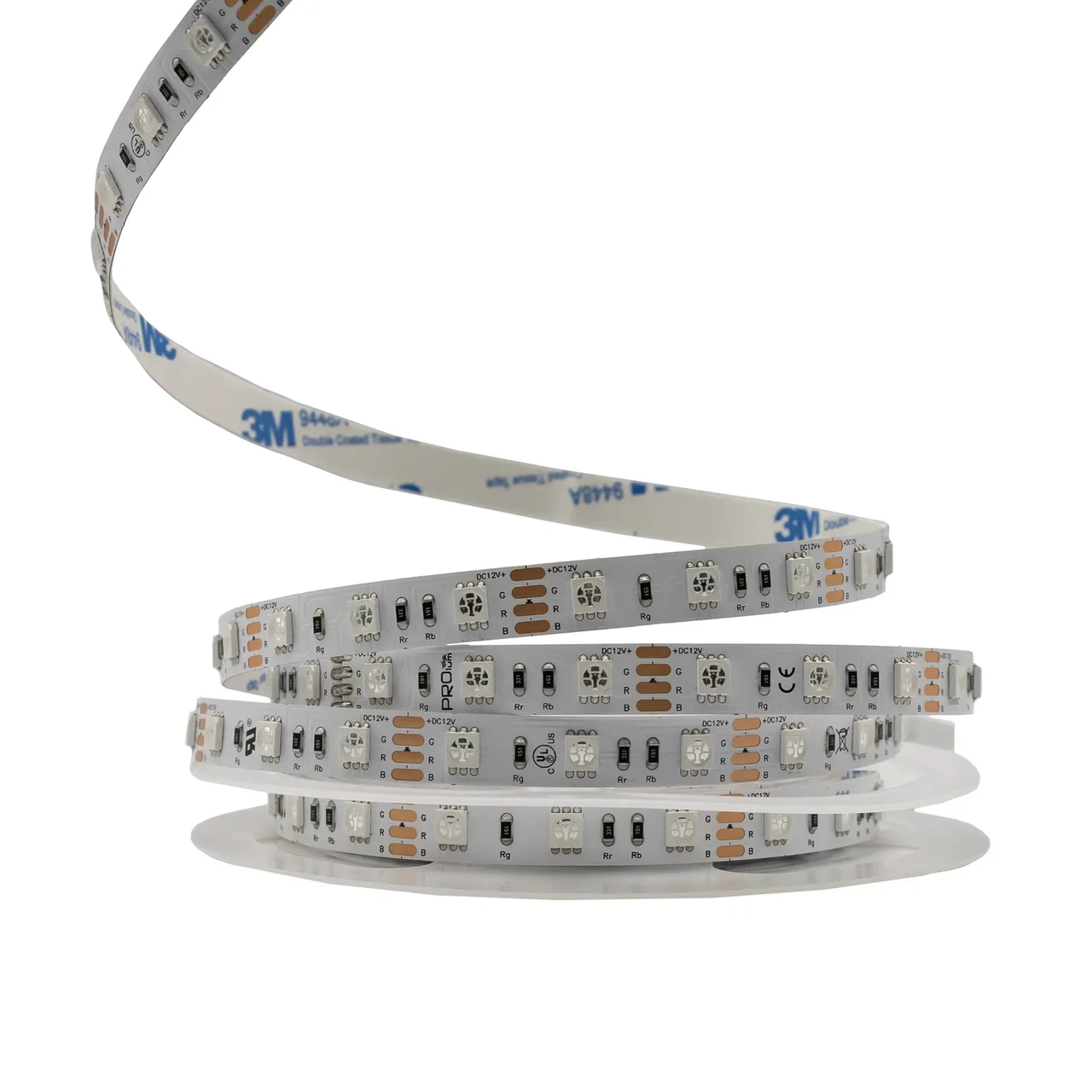 Світлодіодна стрічка 12 вольт 17Вт 5050-60-IP20-RGB-10-12 5050\60 IP20  Series  PRO Prolum 320014о