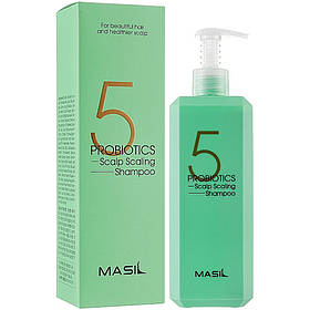 Глибокоочищующий шампунь з пробіотиками Masil 5 Probiotics Scalp Scaling Shampoo 500 мл