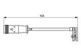 Датчик зносу,гальм.колодки 1 987 473 037 (BOSCH), фото 6