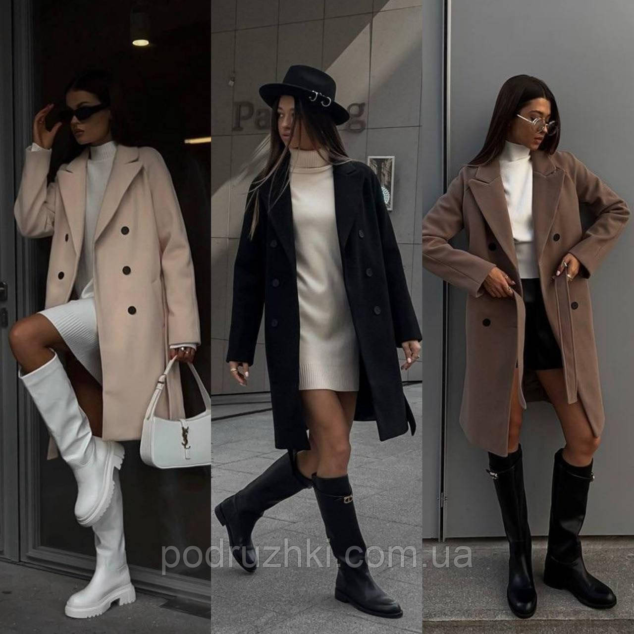 Жіноче пальто з турецького кашеміру з підкладкою, розміри S-M, фото 1