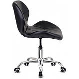 Офісне крісло Стар-819 хром чорне, фото 3