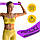 Резинка для фітнесу та спорту із тканини 4FIZJO Flex Band 16-22 кг Violet (P-5907739311696), фото 3
