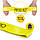 Резинка для фітнесу та спорту із тканини 4FIZJO Flex Band 23-29 кг Yellow (P-5907739311702), фото 8