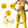 Резинка для фітнесу та спорту із тканини 4FIZJO Flex Band 23-29 кг Yellow (P-5907739311702), фото 6