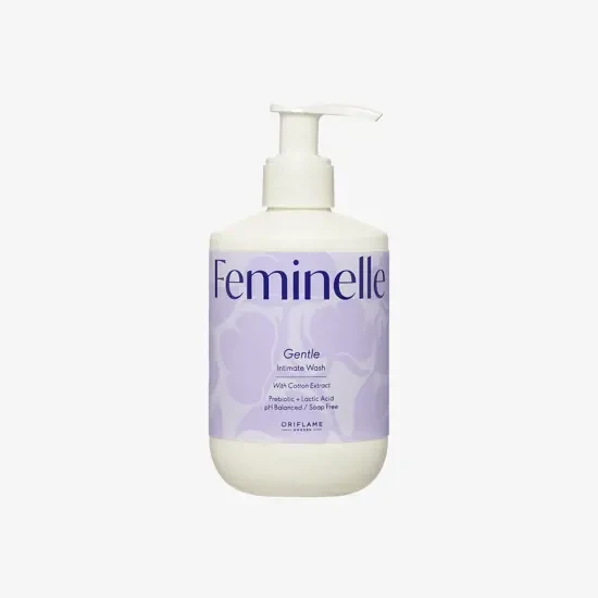 М'який гель для інтимної гігієни з екстрактом бавовни Feminelle Oriflame, 300 мл