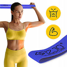 Гумка для фітнесу та спорту тканинна 4FIZJO Flex Band 11-15 кг 4FJ0129 Poland, фото 6