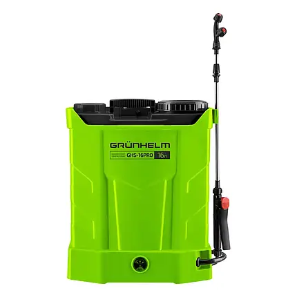 Обприскувач акумуляторний - GHS -16PRO, (8АН/12V, 2-4бар, 16л) GRUNHELM, фото 1