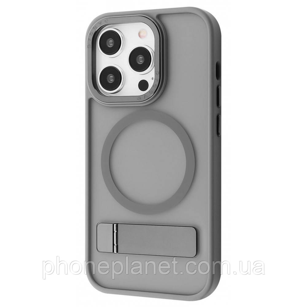 Чехол Proove Mainstay Case with Magnetic Ring iPhone 14 Pro gray, фото 1