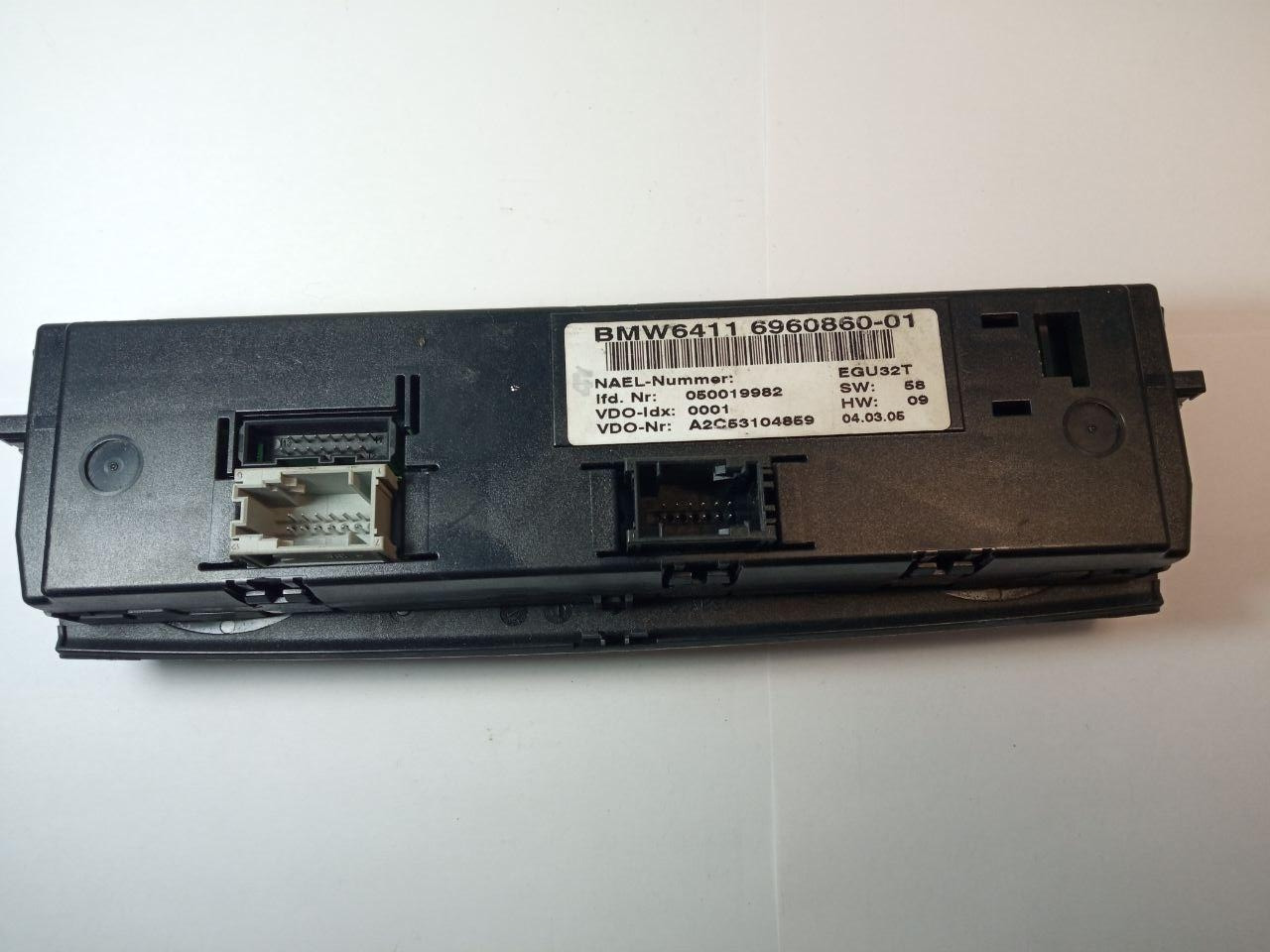 Блок управління клімат контролем BMW 6411 6960860-01