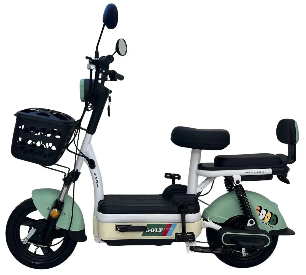 Електроскутер E-Titan Golf 14" White-Green
