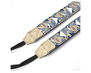 Ремінь для фотоапарата універсальний тканинний CAMERA STRAP для фотокамери з тканини вінтажний