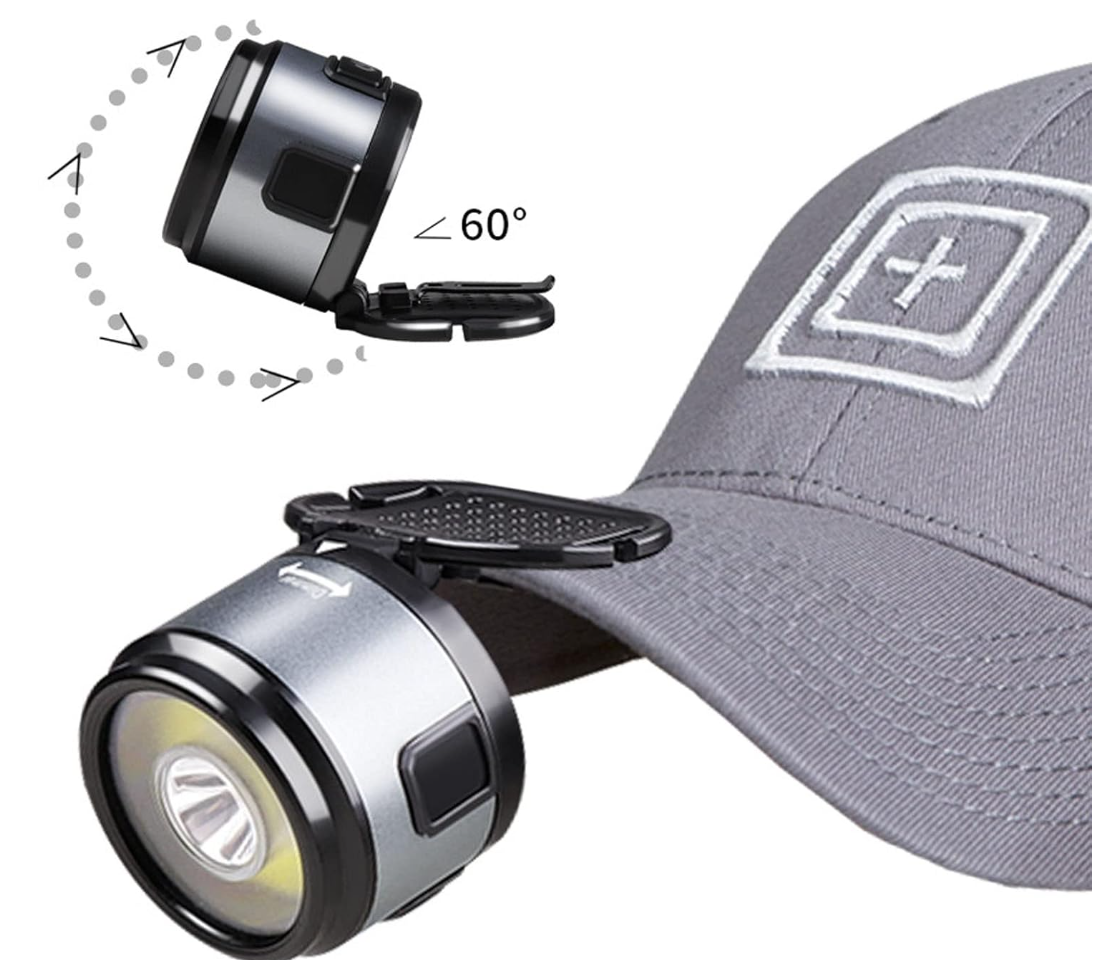 Ліхтар налобний PL-125 XPC+COB, акум., ЗП Type-C, фото 1