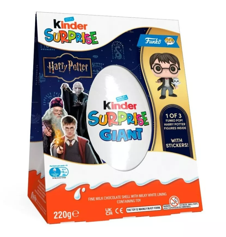 Шоколадне яйце Kinder Surprise Harry Potter Giant Egg 220г