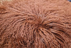 Шкурки лами кольору. Довжина волосся 7-15 см. Розмір одиниці - 5*10 см №7