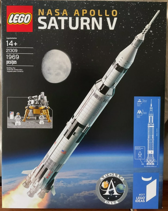 Лего Lego Ideas Ракета-носій Сатурн-5 21309 NASA Apollo Saturn V