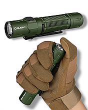 Ліхтар Olight Warrior 3S 2300 Lm 300 метрів з підсумком, зелений