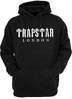Чоловіча футболка Trapstar London унісекс чорна толстовка кофта трепстар