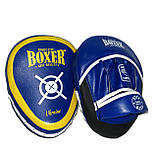 Боксерські лапи ергономічні шкірвініл Boxer Sport Line, фото 3