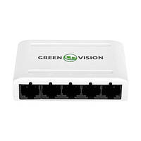 Коммутатор сетевой GreenVision GV-001-H-05P
