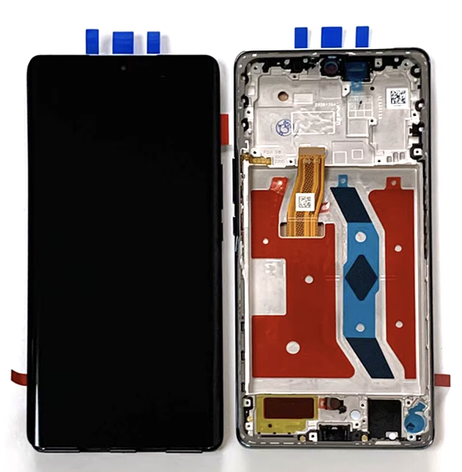 Дисплей (екран) для Honor Magic 5 Lite /Honor X9a /Honor X40 чорний, Amoled, оригінал PRC з рамкою, Midnight, фото 1