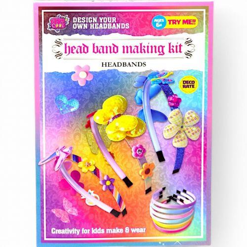 Набір для створення прикрас (6 обручів, кольорові стрічки, прикраси) [tsi257715-TSI], фото 1