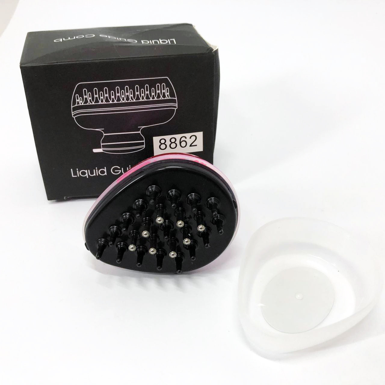 Гребінець для догляду за волоссям, масажний аплікатор для лікувальних олій 30мл, фото 1