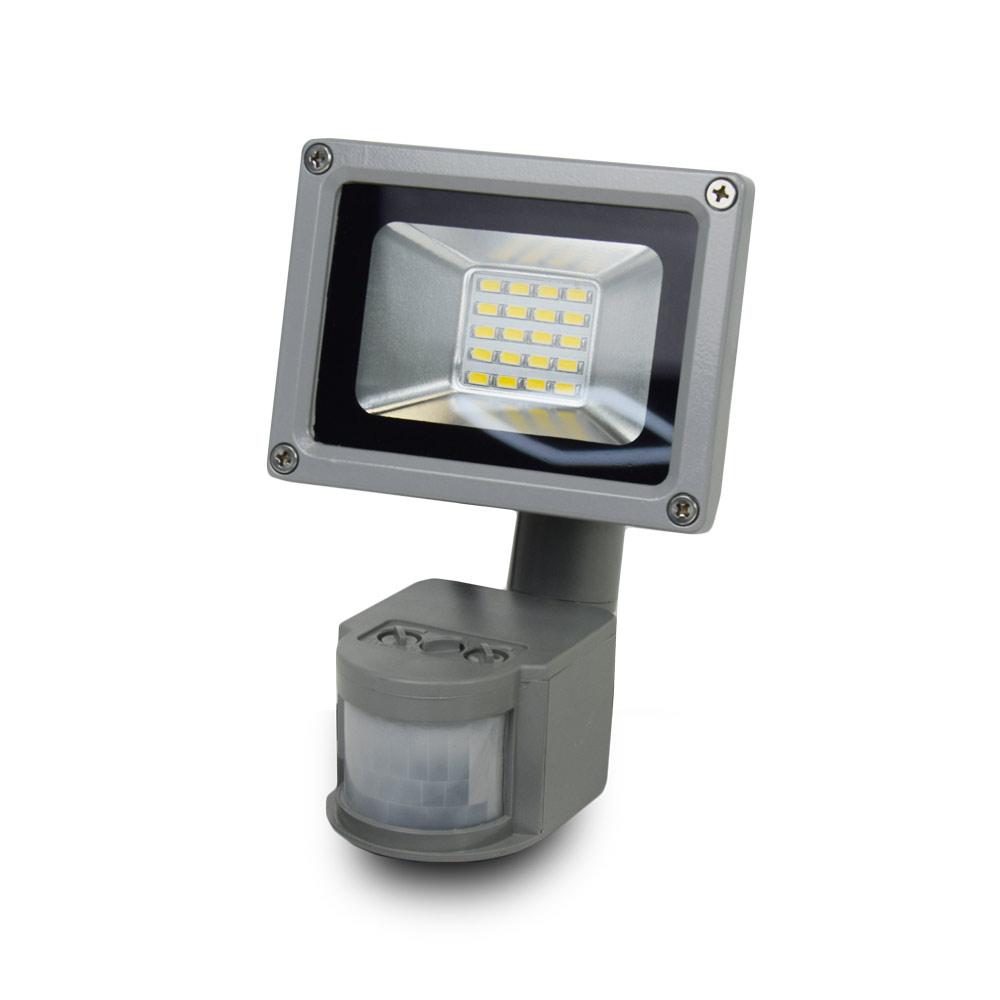 LED-прожектор Lightwell LW-10W-220PIR з датчиком руху, фото 1