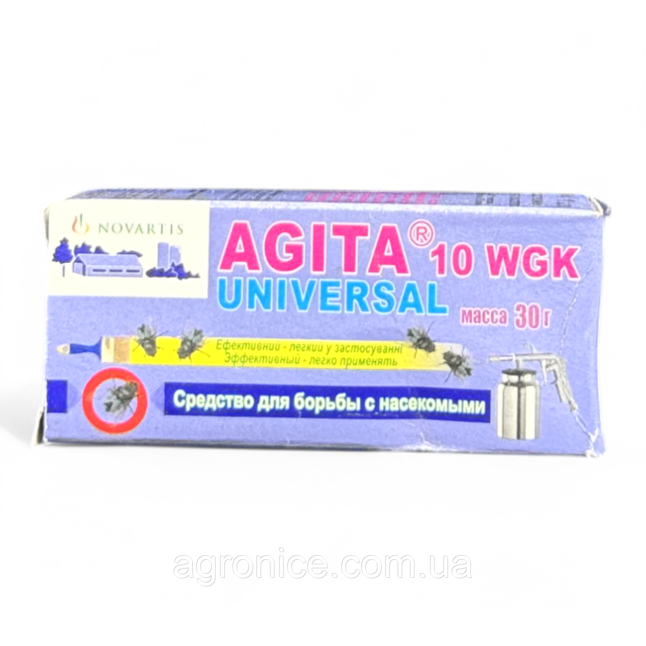 Засіб отрута від мух «Агіта Agita 10 WG» 30 грам, фото 1