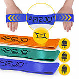 Набір резинок для фітнесу із тканини 4FIZJO Flex Band 3 шт 1-15 кг Mix (P-5907739310958), фото 5