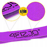 Резинка для фітнесу та спорту із тканини 4FIZJO Flex Band 16-22 кг Violet (P-5907739311696), фото 5
