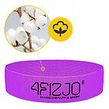 Резинка для фітнесу та спорту із тканини 4FIZJO Flex Band 16-22 кг Violet (P-5907739311696), фото 7